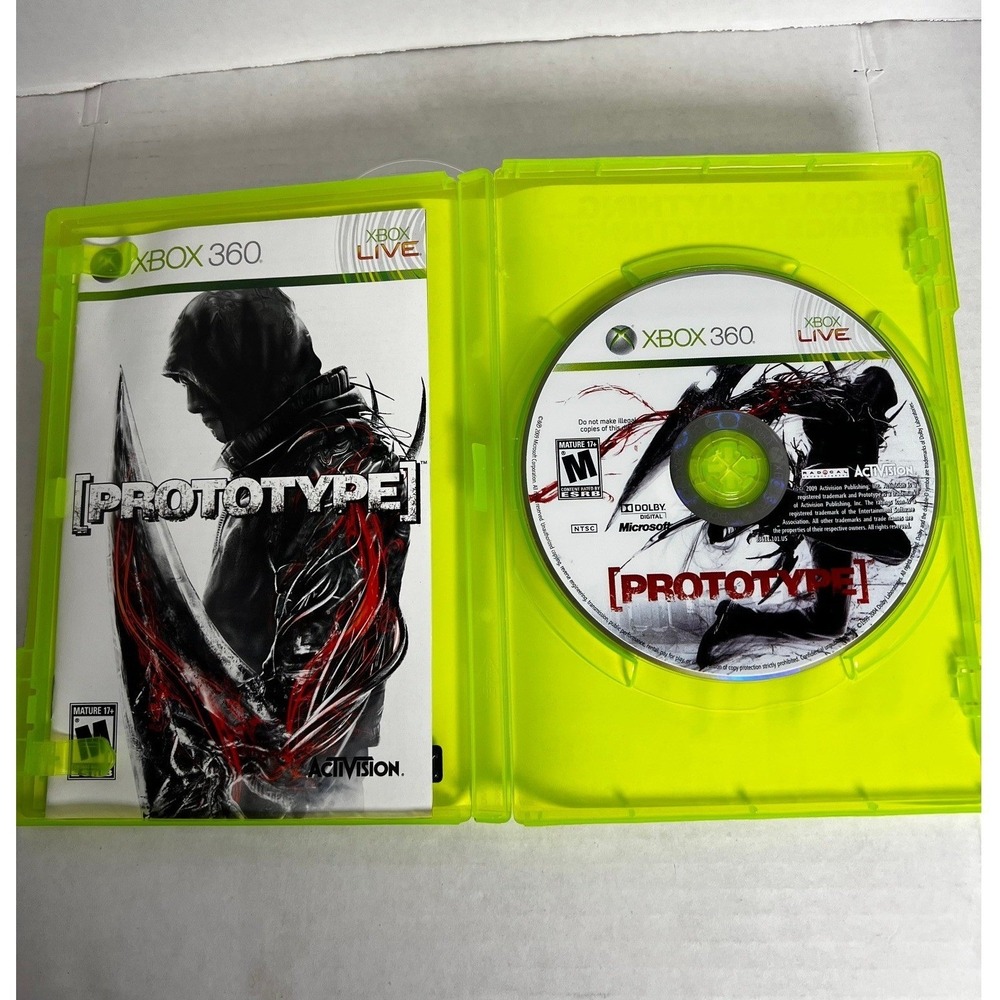Prototype Xbox 360 Activision 2009 CIB with Manual Alex Mercer Action - Picture 2 of 3